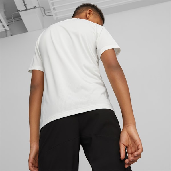 キッズ ACミラン ACM プレマッチ 半袖 シャツ 116-152cm, PUMA White-Tango Red