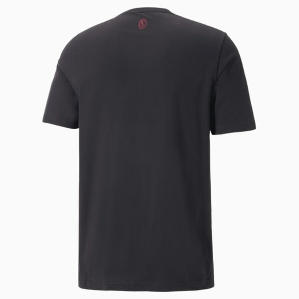 メンズ ACミラン ACM フットボールレガシー 半袖 Tシャツ, PUMA Black-Tango Red