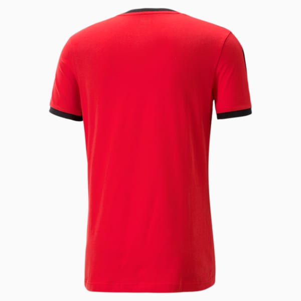 A.C. Milan ftblHeritage T7 Men's Tee, Tango Red -PUMA Black, extralarge