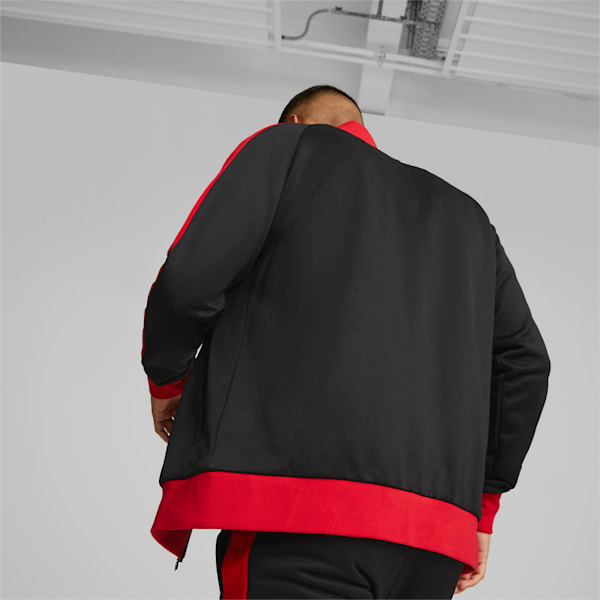 A.C. Milan FtblHeritage T7 Track Jacket Men, PUMA Black-Tango Red