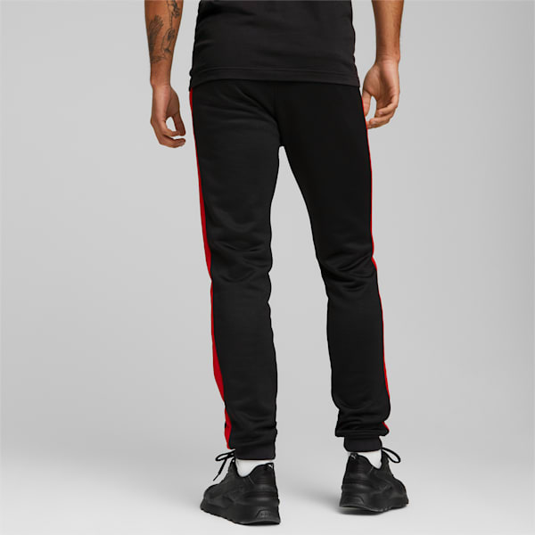 A.C. Milan FtblHeritage T7 Men's Pants, PUMA Black-Tango Red, extralarge-IND