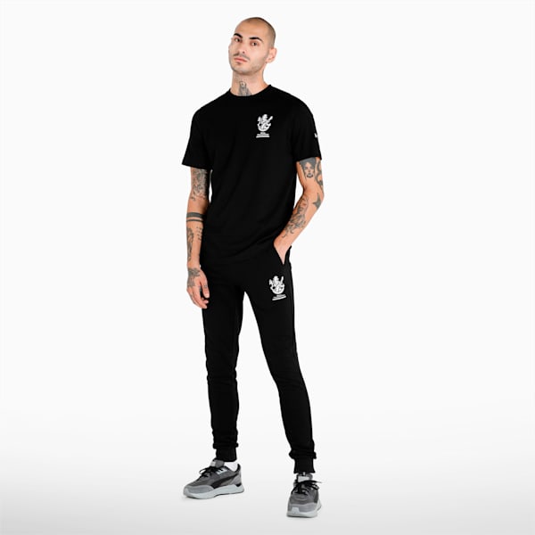 Royal Challengers Bangalore Graphic Men's Regular Fit T-Shirt, Puma Black-Puma White, extralarge-IND