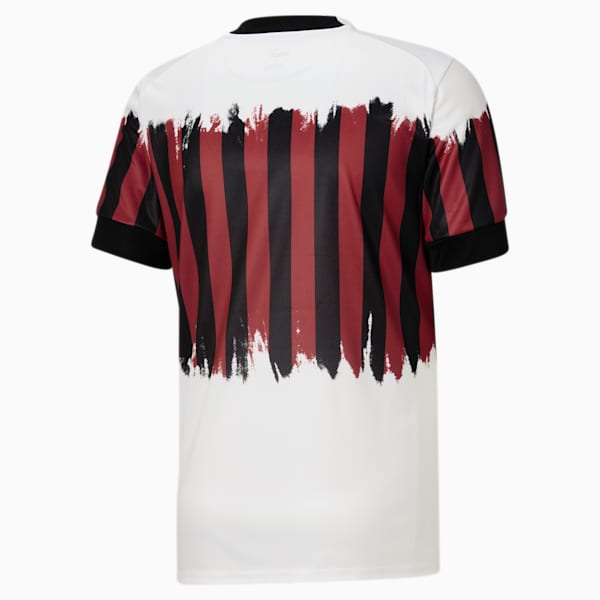 A.C. Milan x NEMEN Replica Men's Soccer Jersey, Puma White-Tango Red, extralarge