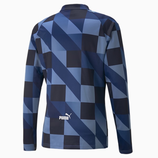 Manchester City F.C. Prematch Sweatshirt Men, Lake Blue-PUMA Navy