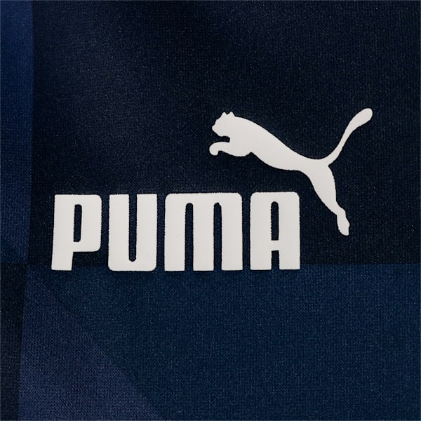 メンズ マンチェスター シティー MCFC プレマッチ 長袖 シャツ, Lake Blue-PUMA Navy, extralarge-JPN