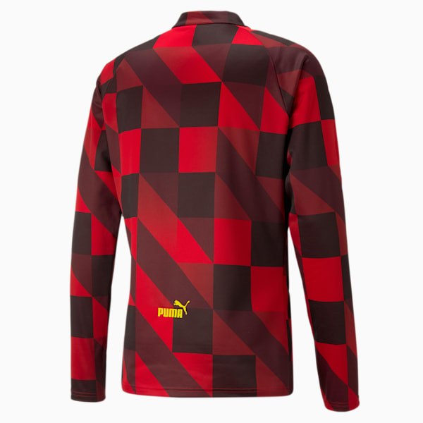 Manchester City F.C. Prematch Sweatshirt Men, Tango Red -PUMA Black