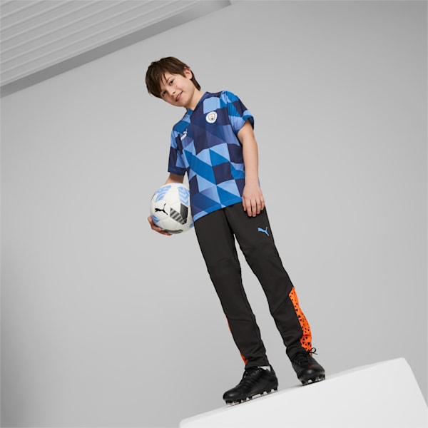 Manchester City F.C. Prematch Jersey Youth, Lake Blue-PUMA Navy, extralarge-GBR