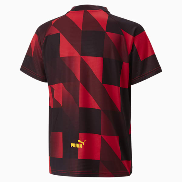 Manchester City F.C. Prematch Jersey Youth, Tango Red -PUMA Black