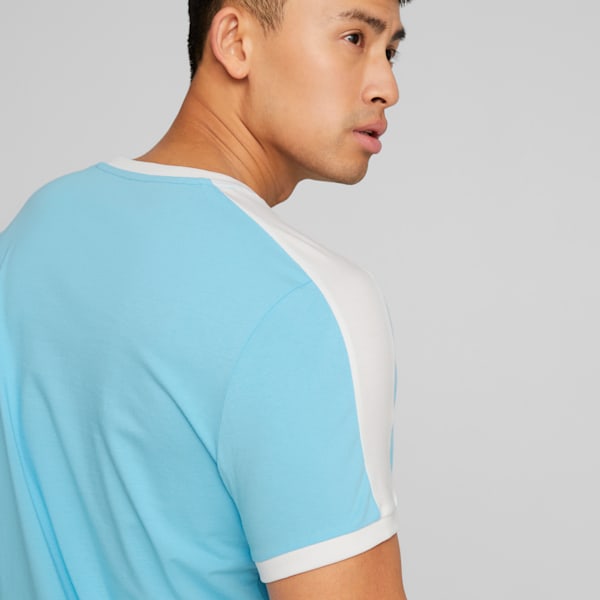 Manchester City F.C. ftblHeritage T7 Tee Men, Team Light Blue-PUMA White
