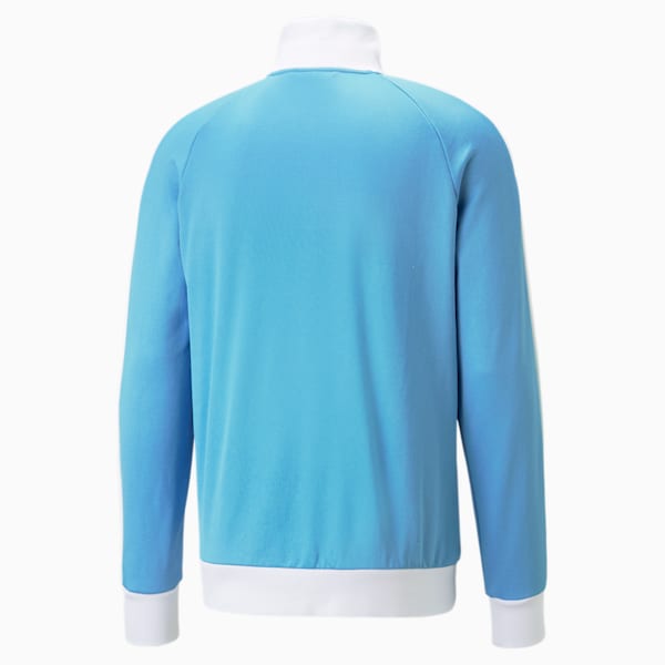 Manchester City F.C. ftblHeritage T7 Track Jacket Men, Team Light Blue-PUMA White