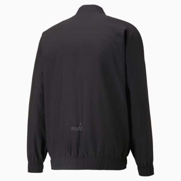Borussia Dortmund Prematch Jacket Men, PUMA Black