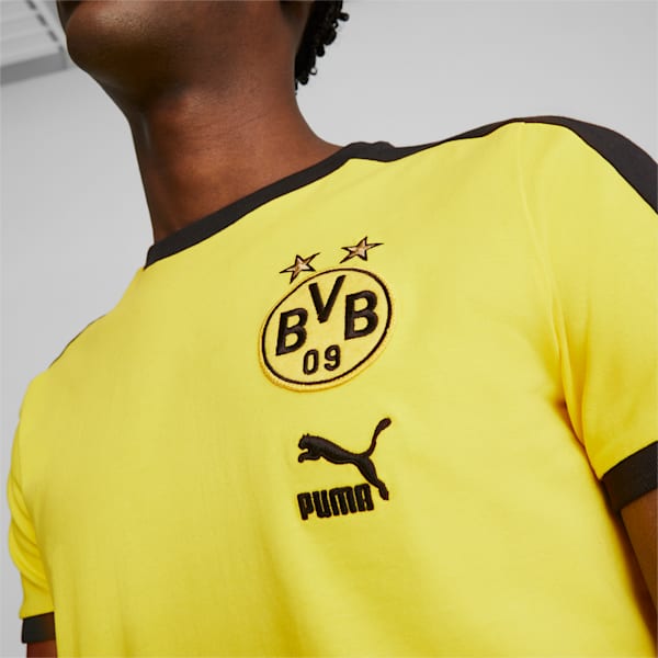Borussia Dortmund ftblHeritage T7 Tee Men, Cyber Yellow