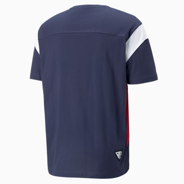 C.D. Guadalajara ftblArchive Men's Tee, PUMA Navy-Tango Red, extralarge