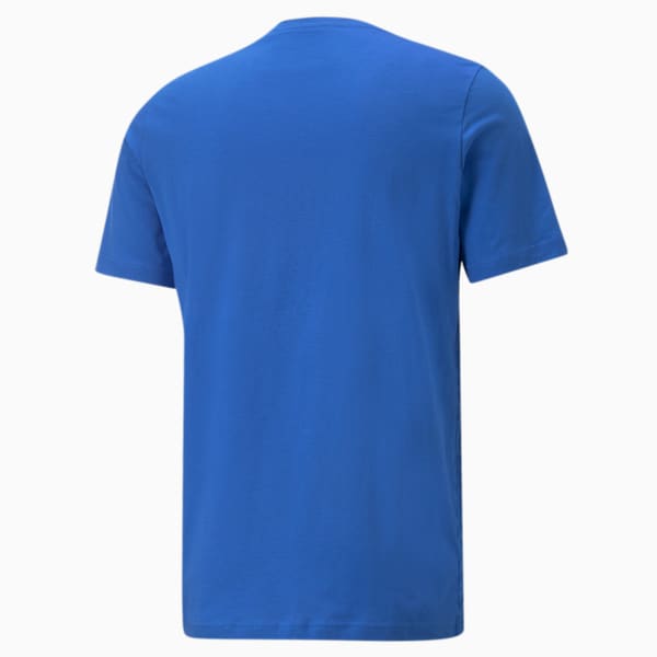 FIGC Signature Winner Men's Soccer Tee, Team Power Blue-Puma Team Gold, extralarge