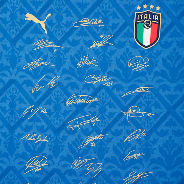Italia Signature Winner Youth T-Shirt, Team Power Blue-Puma Team Gold