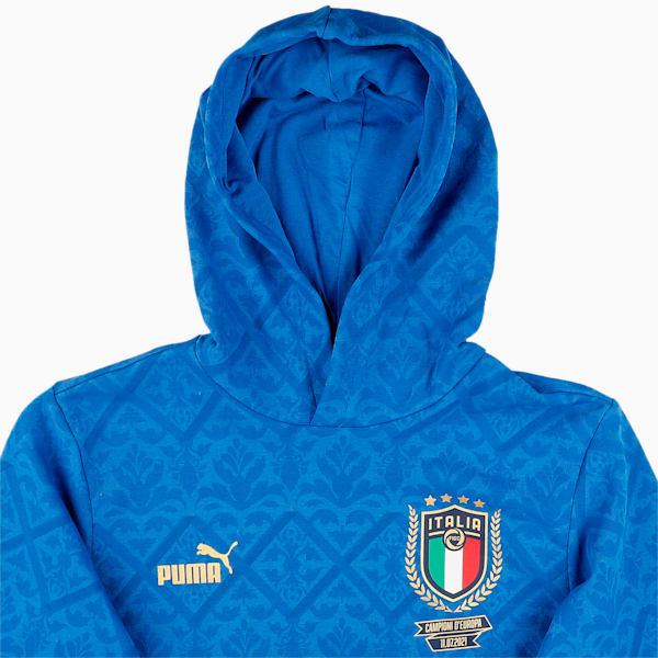 Italia Graphic Winner Youth Hoodie, Team Power Blue-Lapis Blue