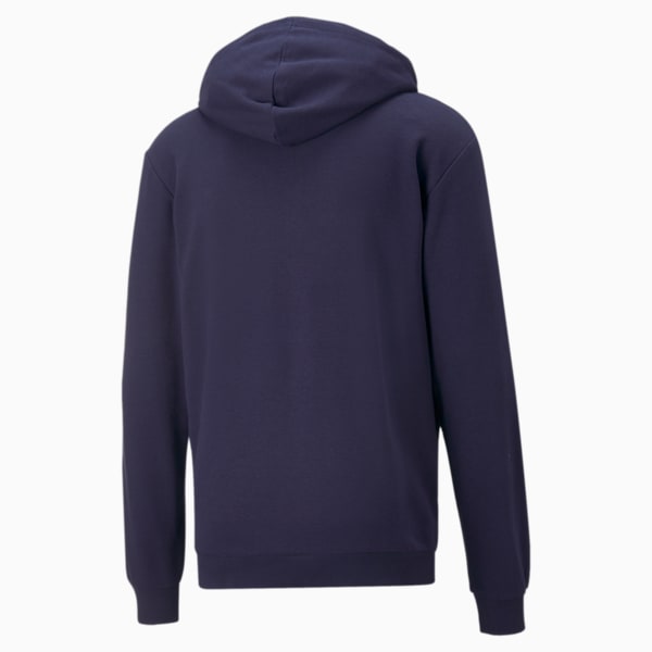 Italia Winner Men's Regular Fit Full Zip Hoodie, Peacoat-Puma Team Gold, extralarge-IND