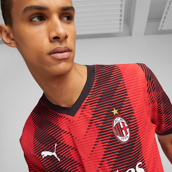 Jersey para hombre AC Milan 23/24 Local Auténtica, For All Time Red-PUMA Black, extralarge