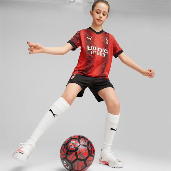 キッズ ACミラン 2023-24 ホーム レプリカ ユニフォーム 116cm-164cm, For All Time Red-PUMA Black, extralarge-JPN