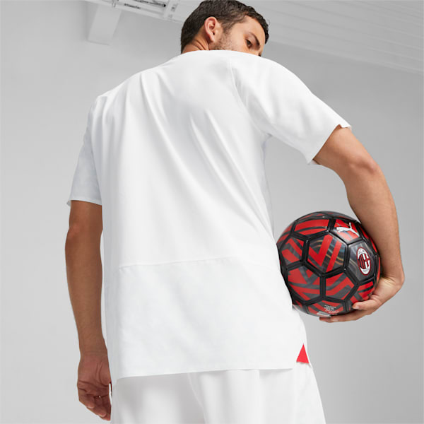 Camiseta auténtica AC Milan visitante 23/24 para hombre, PUMA White-Feather Gray, extralarge