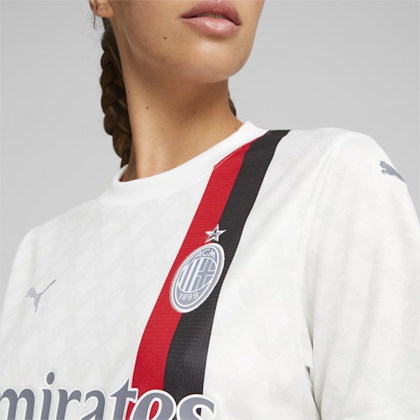 AC Milan 23/24 Away Jersey Women, PUMA White-Feather Gray, extralarge-GBR