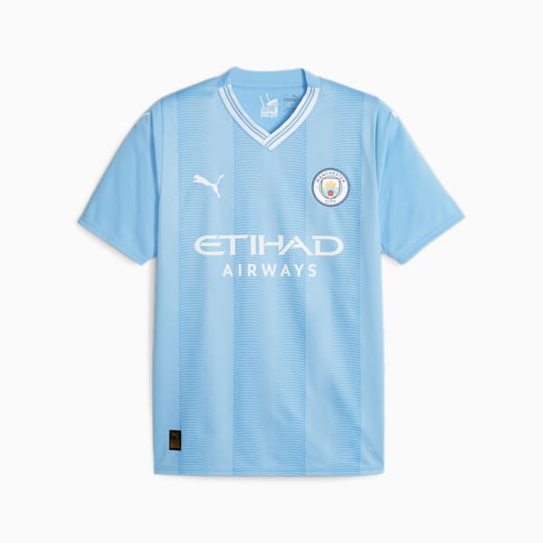 Manchester City 23/24 Men's Replica Home Jersey, Team Light Blue-PUMA White, extralarge-IND