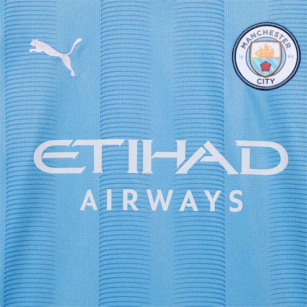Manchester City 23/24 Youth Home Jersey, Team Light Blue-PUMA White, extralarge-IND