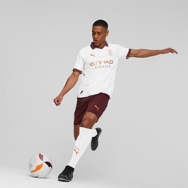 Manchester City 23/24 Away Authentic Jersey Men, PUMA White-Aubergine, extralarge-GBR