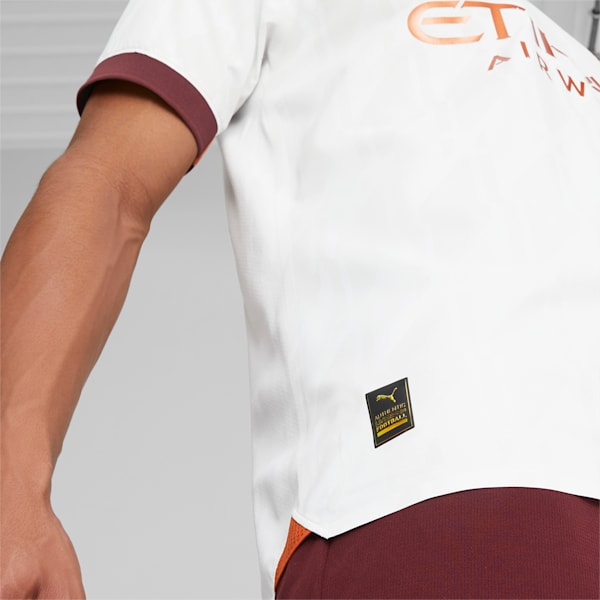 Manchester City 23/24 Away Authentic Jersey Men, PUMA White-Aubergine, extralarge-GBR