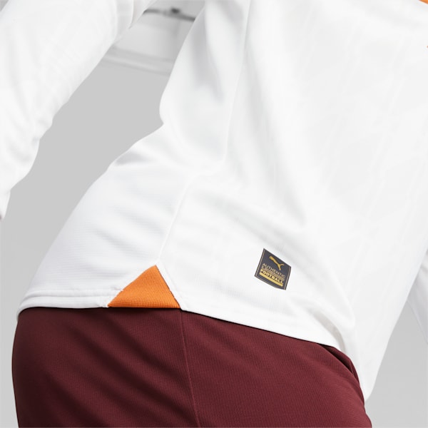 Manchester City Football 23/24 Long Sleeve Away Jersey, PUMA White-Aubergine, extralarge-GBR