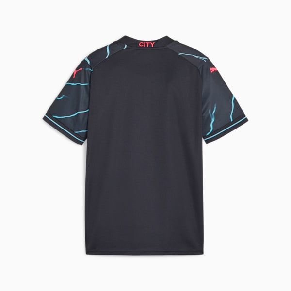 Manchester City 23/24 Big Kids' Third Jersey, Dark Navy-Hero Blue, extralarge