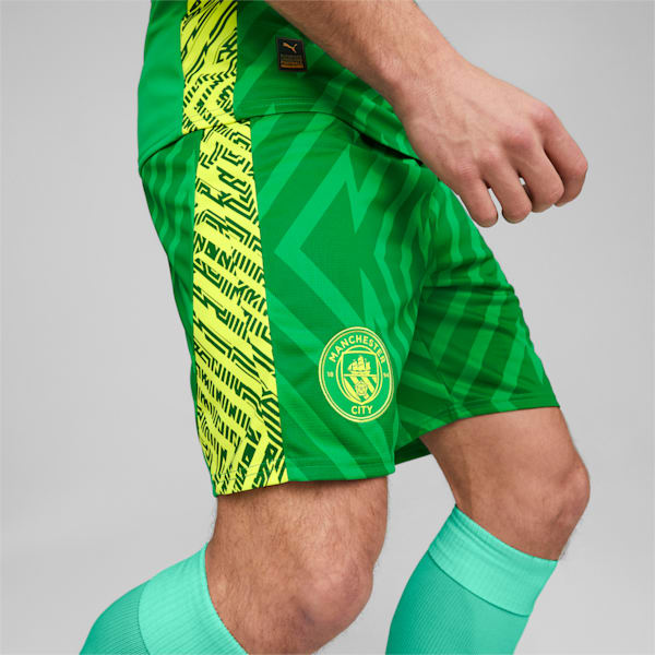 Manchester City Goalkeeper Shorts, Grassy Green-Yellow Alert, extralarge-GBR