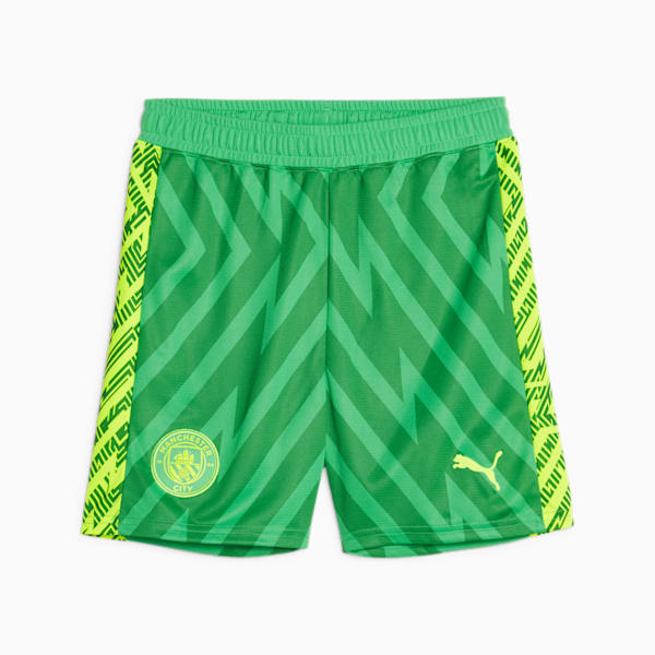 Manchester City Goalkeeper Shorts Youth, Grassy Green-Yellow Alert, extralarge-GBR