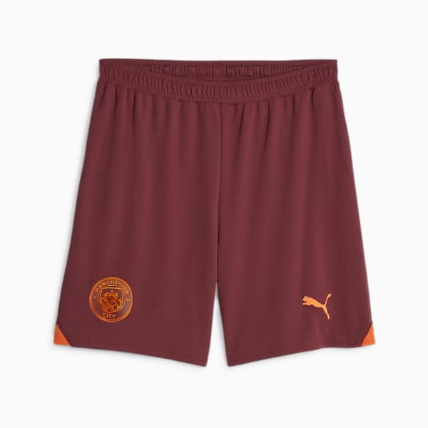 Manchester City Football Men's Shorts, Aubergine-Cayenne Pepper, extralarge-IND