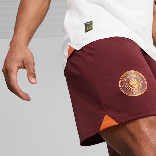 Manchester City Football Men's Shorts, Aubergine-Cayenne Pepper, extralarge-IND