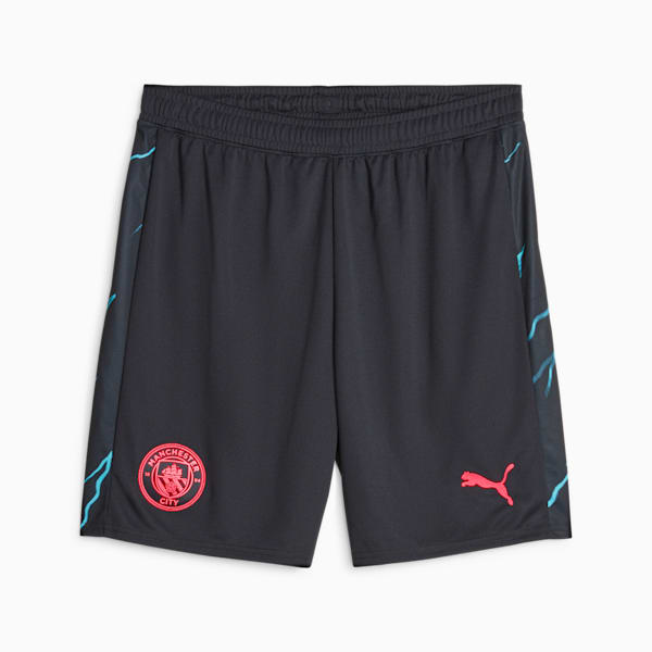 Short de futbol del Manchester City, Dark Navy-Hero Blue, extralarge