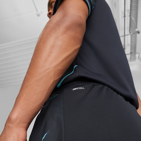 Short de futbol del Manchester City, Dark Navy-Hero Blue, extralarge