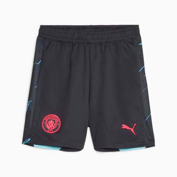 Manchester City Youth Football Shorts, Dark Navy-Hero Blue, extralarge-GBR
