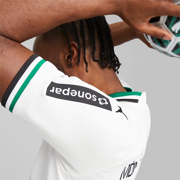 Borussia Mönchengladbach 23/24 Home Jersey Men, PUMA White-Power Green, extralarge-GBR