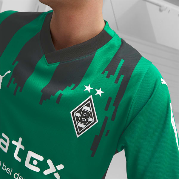 Borussia Mönchengladbach 23/24 Away Jersey Men, Power Green-PUMA Black, extralarge-GBR
