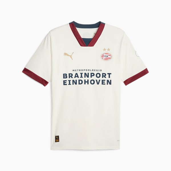 Jersey de visitante PSV Eindhoven 23/24 para hombre, Pristine-Dark Night-Team Regal Red, extralarge