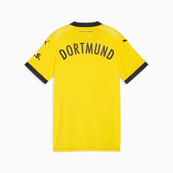 Borussia Dortmund 23/24 Women's Football Home Jersey, Cyber Yellow-PUMA Black, extralarge-AUS