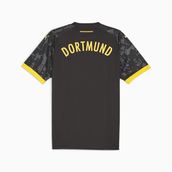 Camiseta visitante del Borussia Dortmund 23/24 para hombre, PUMA Black-Cyber Yellow, extralarge