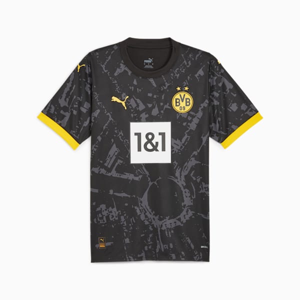 Borussia Dortmund 23/24 Away Men's Jersey, PUMA Black-Cyber Yellow, extralarge