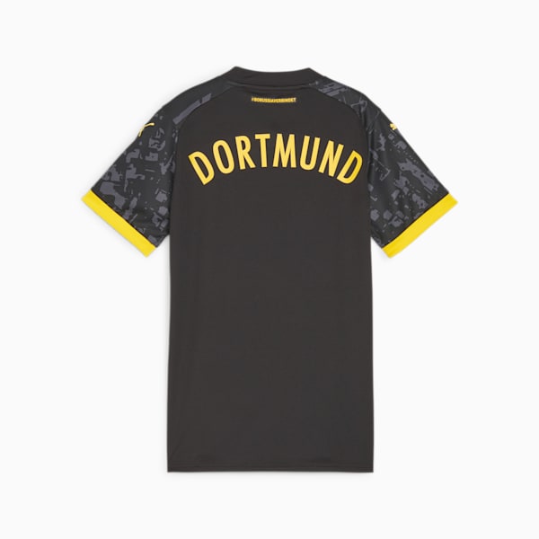 Borussia Dortmund 23/24 Women's Away Jersey, PUMA Black-Cyber Yellow, extralarge-GBR