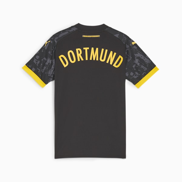 Borussia Dortmund 23/24 Youth Away Jersey, PUMA Black-Cyber Yellow, extralarge-GBR