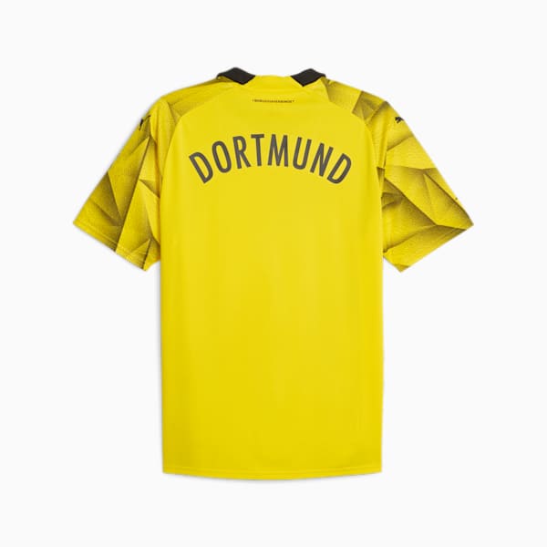 Borussia Dortmund 23/24 Men's Football Third Jersey, Cyber Yellow-PUMA Black, extralarge-IND