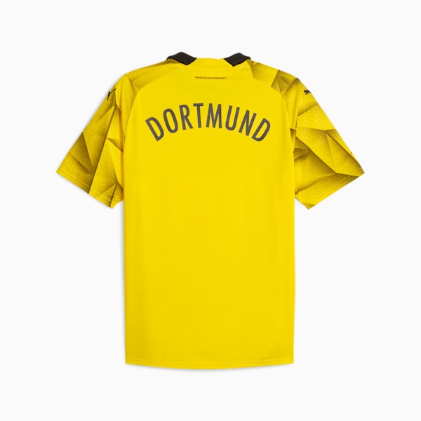 Borussia Dortmund 23/24 Men's Third Jersey, Cyber Yellow-PUMA Black, extralarge