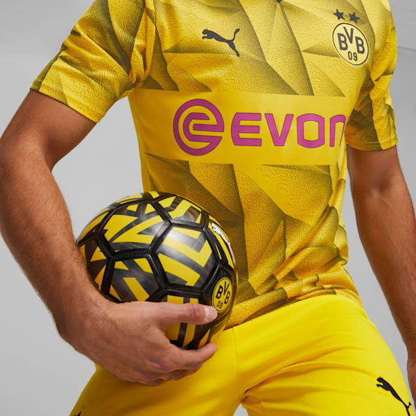 Troisième maillot pour hommes Borussia Dortmund 23/24, Cyber Yellow-PUMA Black, extralarge