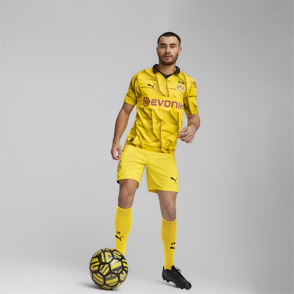 メンズ ドルトムント 2023-24 3RD レプリカ ユニフォーム, Cyber Yellow-PUMA Black, extralarge-JPN